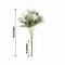 WHITE 3 Bushes 14" Silk Carnation FLOWERS Artificial Floral Bouquets
